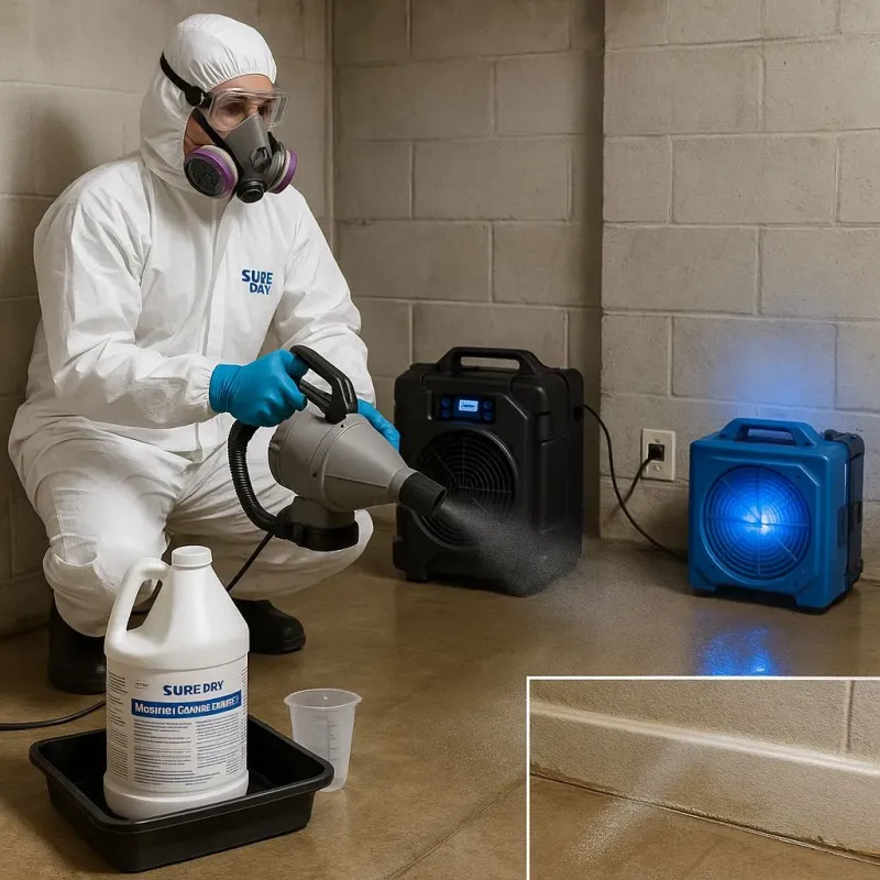 Sanitization and Odor Removal process in Hinton, OK