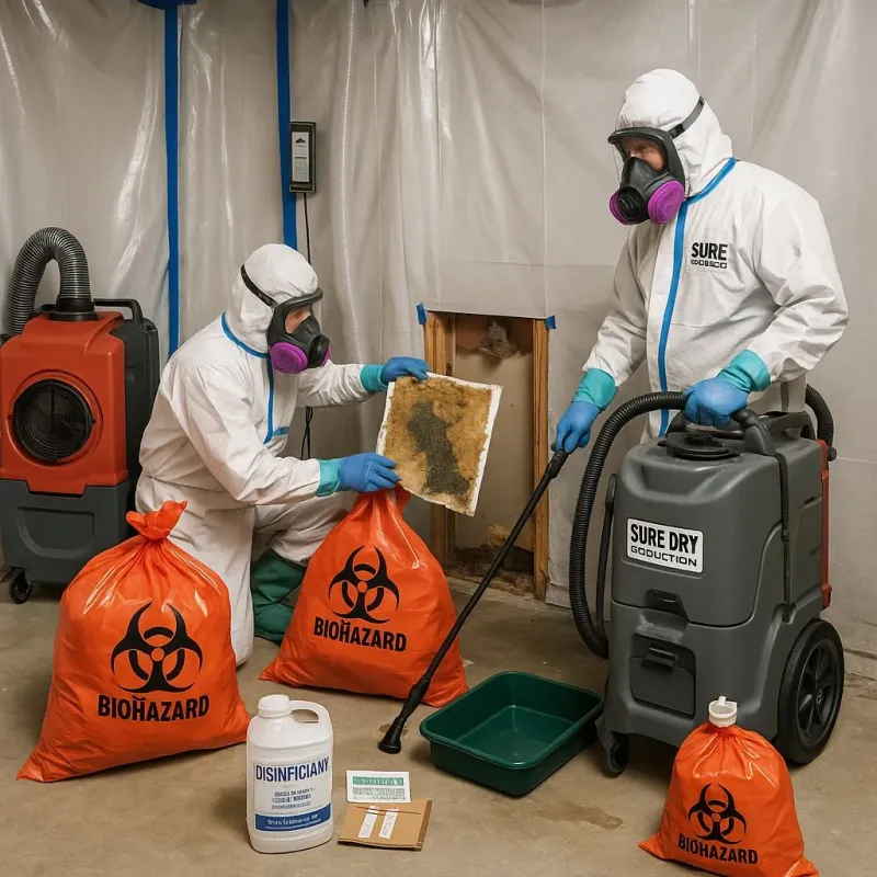 Contaminated Water Handling Protocols process in Hinton, OK