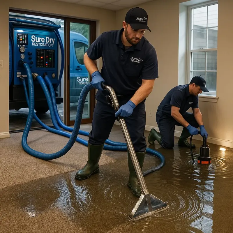 Water Extraction and Removal process in Hinton, OK